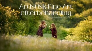 Artistisk fine art efterbehandling